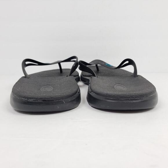Oakley Ellipse Mens Size 13 Black Slip On Casual Thong Flip Flop Sandals main image 8